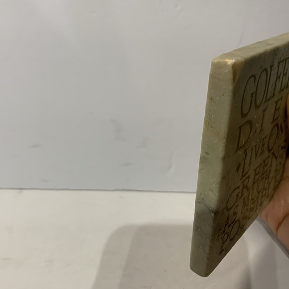 NWT Tile “Golfer’s Diet Live On Greens as much as possible ‘ - Picture 3 of 9